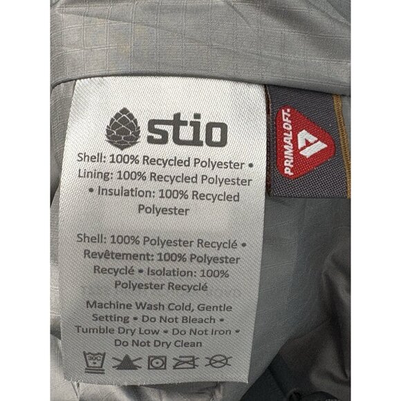 Stio Azura Insulated Puffer Vest Men’s XXL Blue Primaloft *Logo* Zip NWT Quilted - Picture 9 of 16